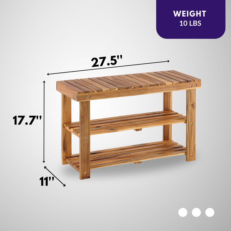 Outdoor boot deals storage bench